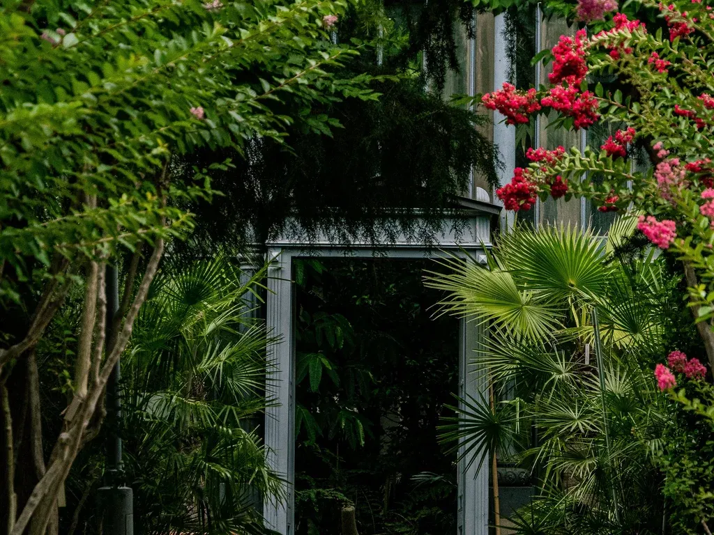 Seasonal color entrance planting in Port St. Lucie, FL